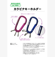 蓄光カラビナ