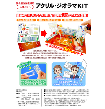 アクリル・ジオラマKIT